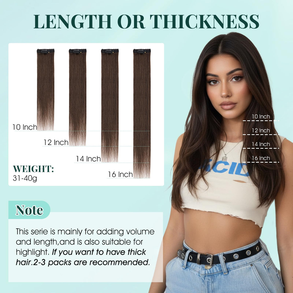 Benehair secure clips ensure a discreet, comfortable hold