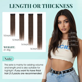 Benehair secure clips ensure a discreet, comfortable hold