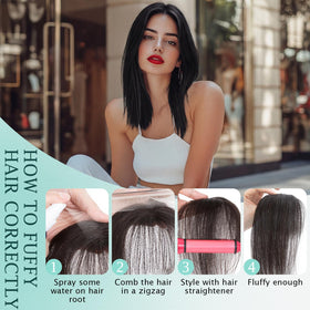 Benehair storage on a hair stand helps maintain shape between uses.