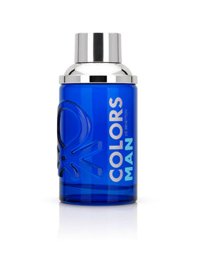 Benetton Colors Man Blue bottle front view for a bold everyday scent.