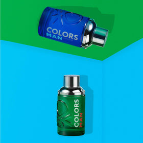 Benetton Colors Man Blue box packaging suggests gift-ready elegance.