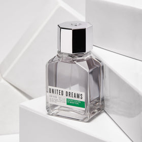 Benetton United Dreams packaging box emphasizes gifting appeal and collectible style.