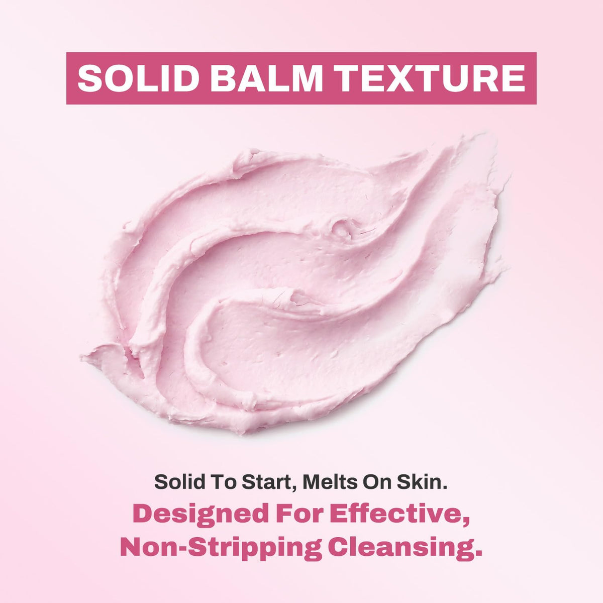 Benetus Deep Pure Cleansing Balm emulsifies into a milky fluid for rinse-off ease.