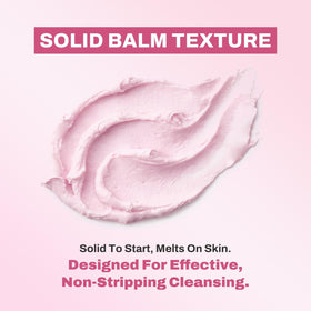 Benetus Deep Pure Cleansing Balm emulsifies into a milky fluid for rinse-off ease.