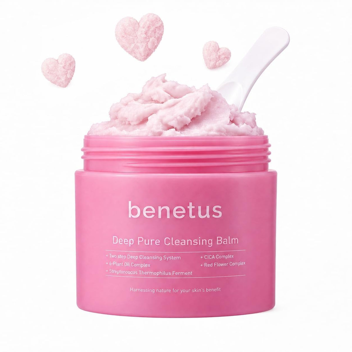 Benetus Deep Pure Cleansing Balm packaging for a mess-free routine.