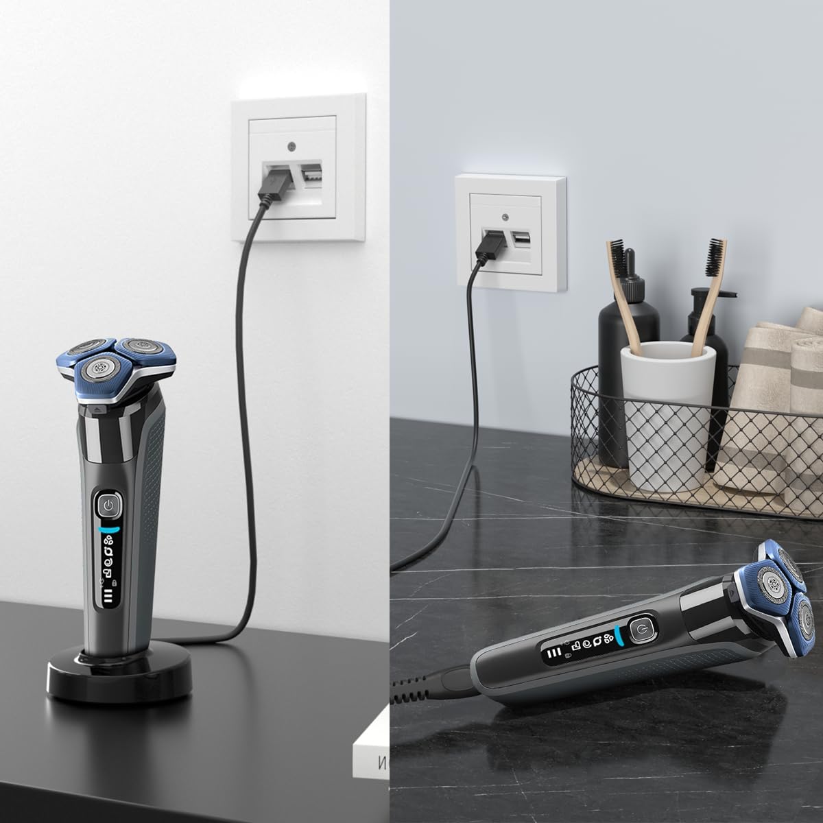 BENSN compatibility check: works with diverse Norelco models for safe charging