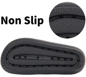 BenSorts Pillow Slippers featuring shower and pool traction for wet surfaces.