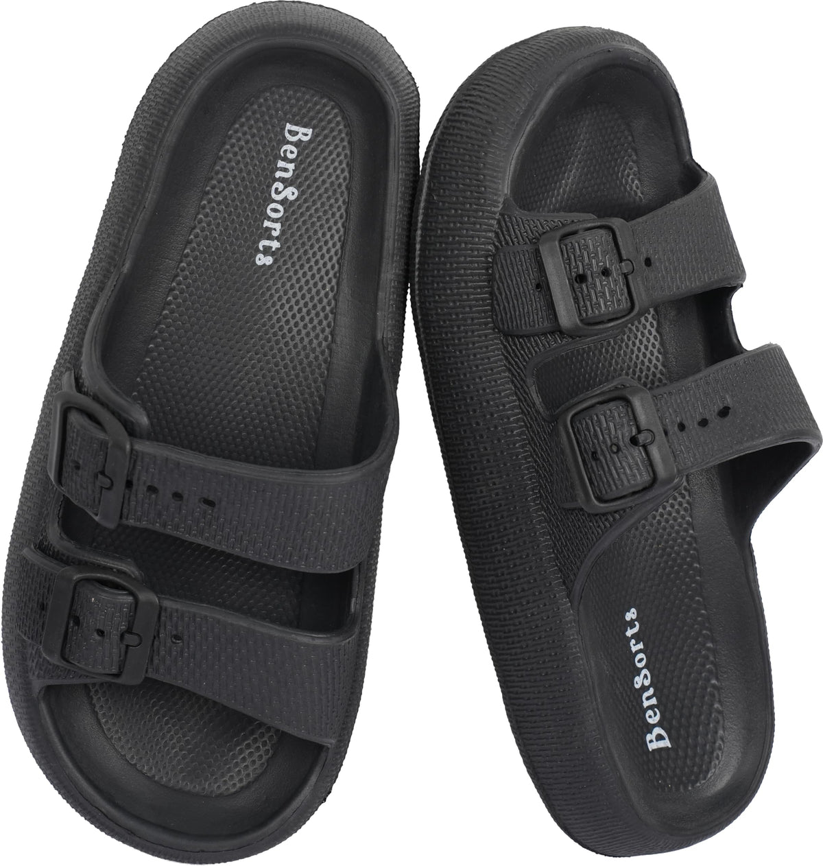 BenSorts Pillow Slippers with a thickened soft sole for cushioned comfort at home.
