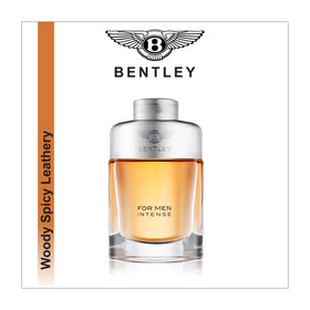 Bentley Intense EDP packaging, elegant box for luxury presentation.