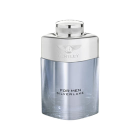 Bentley Silverlake bottle front view showing premium masculine design for daily wear