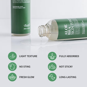 BENTON Aloe Skin Toner packaging highlights eco-friendly design