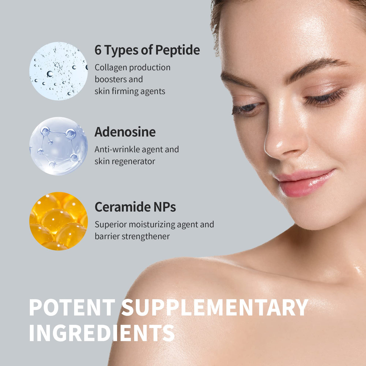 Packaging shows the BENTON Fermentation Eye Cream 1.05 oz jar for travel-ready use