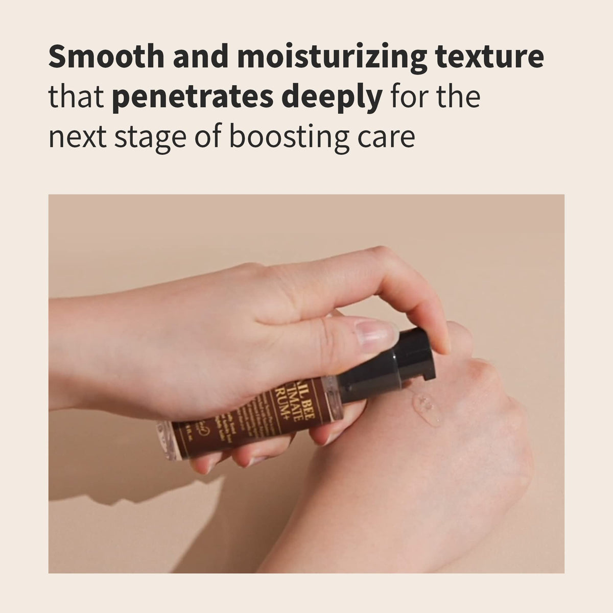 Benton Snail Bee Ultimate Serum packaging flatlay emphasizing recyclable packaging and clean beauty ethos.