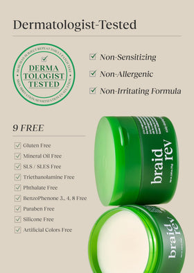 Bephor Braid Rev Scalp Oil Balm texture closeup reveals balm-to-oil transition.
