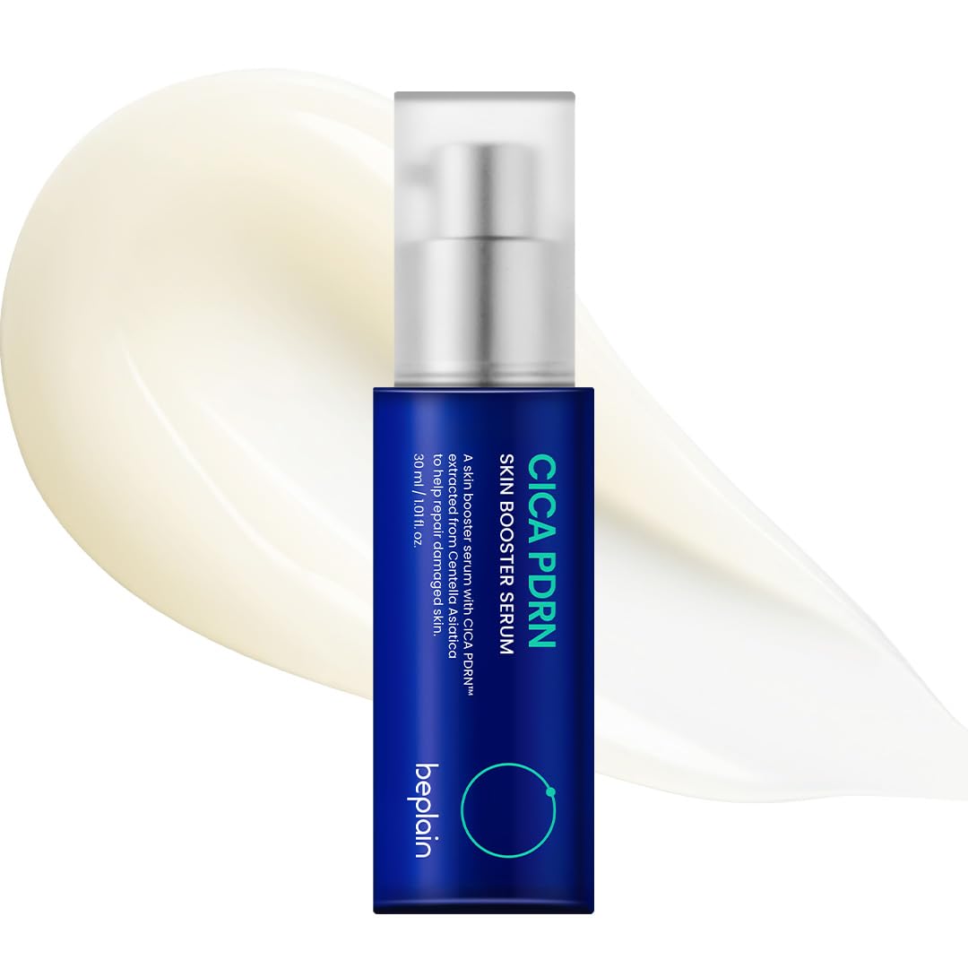 Beplain Cica PDRN Skin Booster bottle showing hydrating serum for sensitive skin