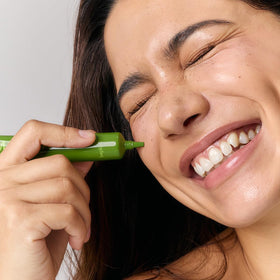 Green packaging and tube presentation signaling a gentle, daily-use K-Beauty product.