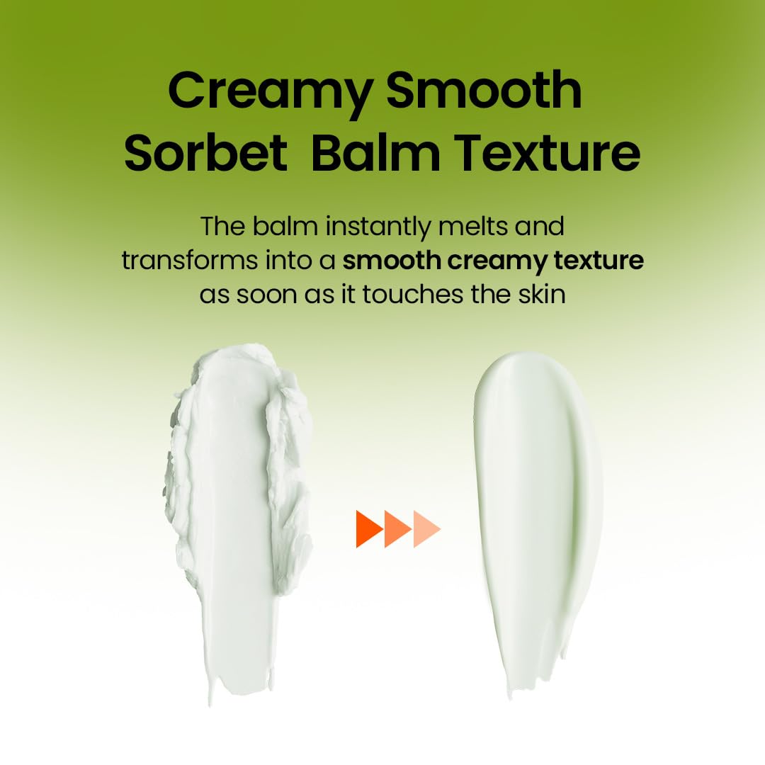 Beplain mung bean cleansing balm rinse demonstrates non-irritating cleansing suitable for daily use.