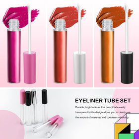 Bercoor lip gloss tubes with pink caps for a playful, personalized kit.