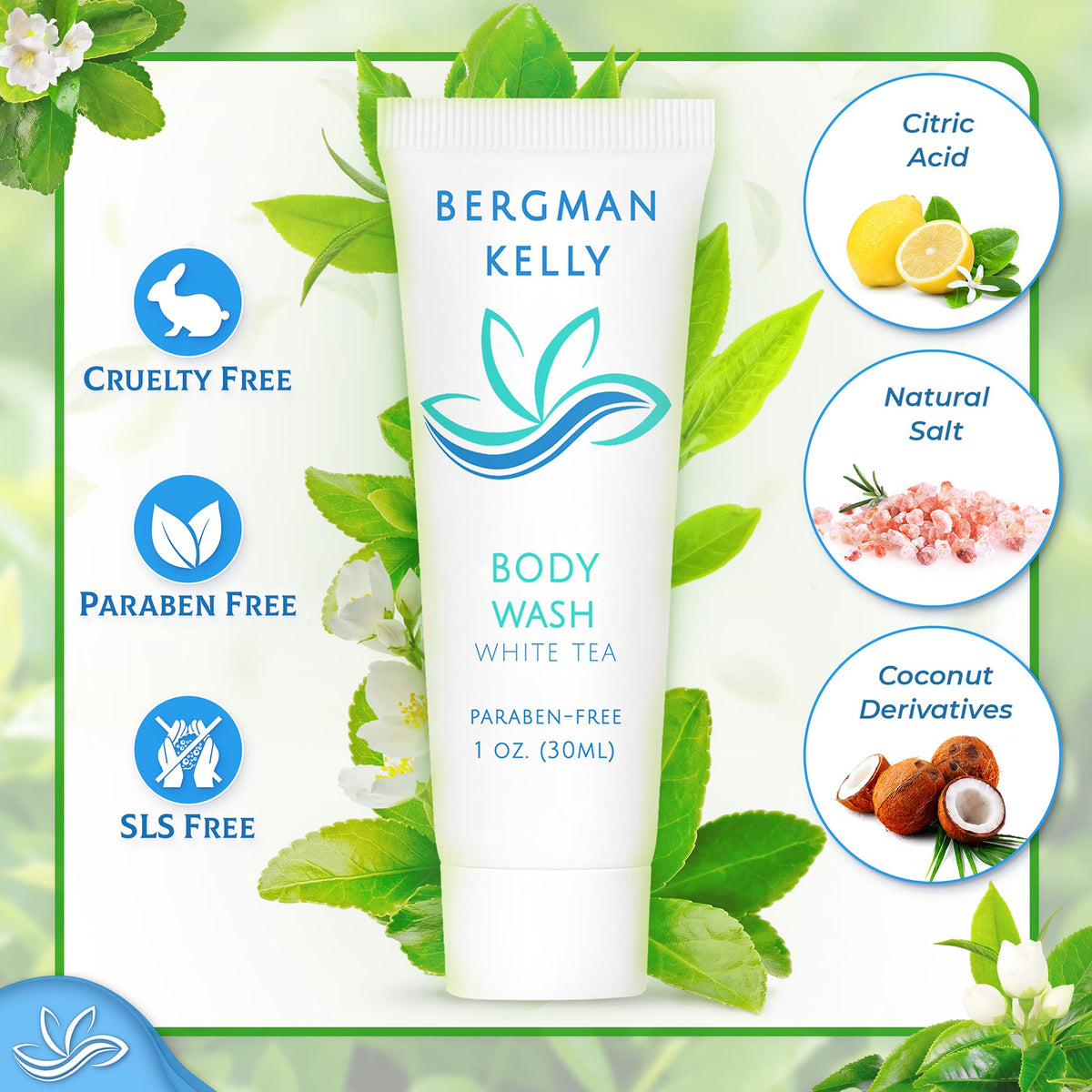 Bulk BERGMAN KELLY hotel toiletries in a 50 pack for easy restocking