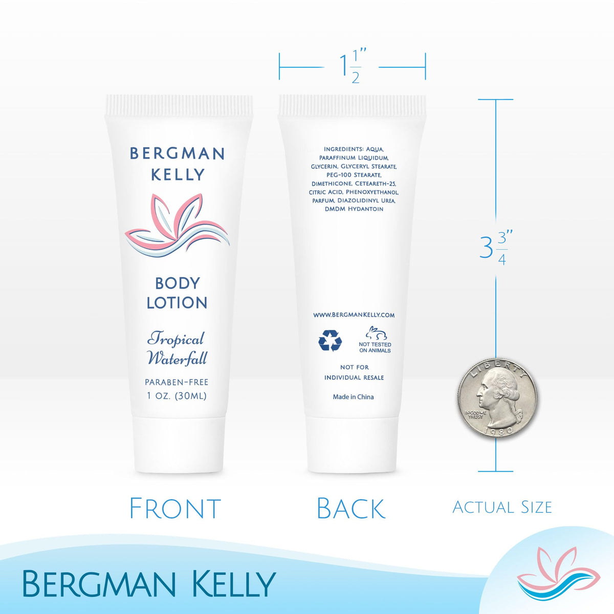 BERGMAN KELLY bulk guest amenities pack for hospitality businesses.