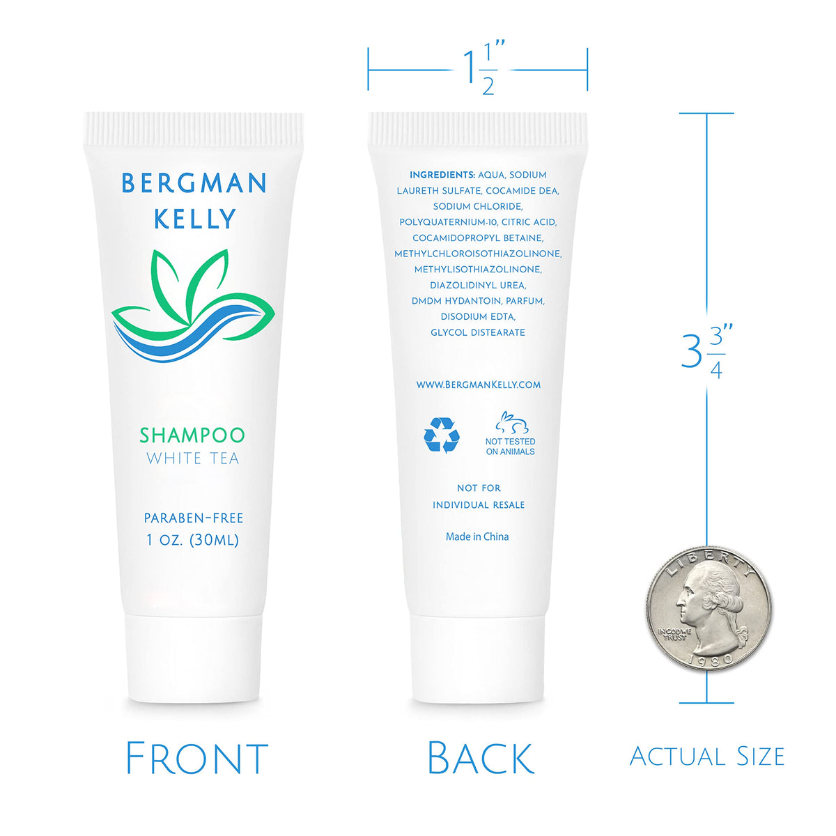BERGMAN KELLY bulk 100-pack ideal for hospitality restocking.