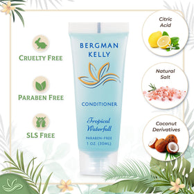 BERGMAN KELLY ginger-lime scent bottle promotes refreshing guest experience