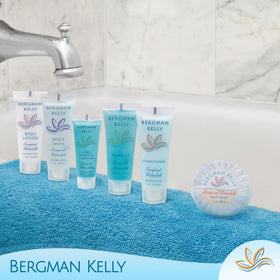BERGMAN KELLY spa inspired ginger lime aroma for guest room ambiance.