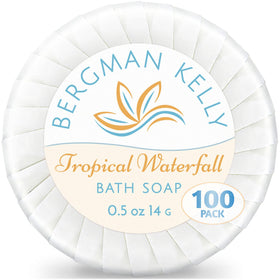 BERGMAN KELLY hotel soap bar Tropical Waterfall bulk packaging for guest bathrooms