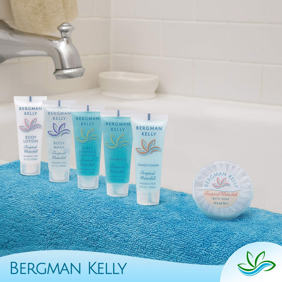 BERGMAN KELLY hotel soap bar Tropical Waterfall suitable for Airbnb or motel amenities