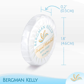 BERGMAN KELLY hotel soap bar Tropical Waterfall individually wrapped for hygiene