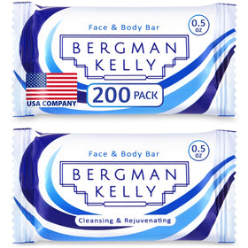 BERGMAN KELLY white tea hotel soap bar close-up for refreshing guest baths