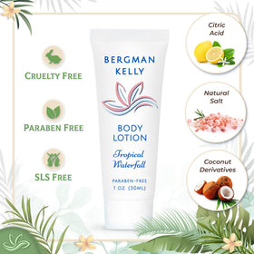 BERGMAN KELLY 1oz shampoo bottle with ginger and lime aroma for invigoration