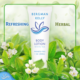 BERGMAN KELLY 1 oz lotion tube suitable for carry-on travel