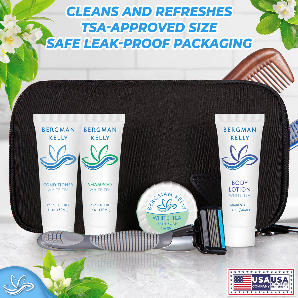 BERGMAN KELLY recyclable packaging supports sustainable hotel operations.