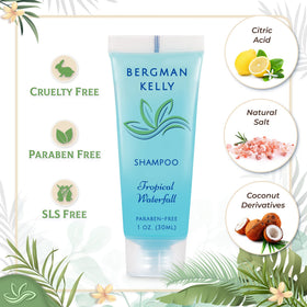 BERGMAN KELLY travel conditioner with foil seal preserves freshness for guests