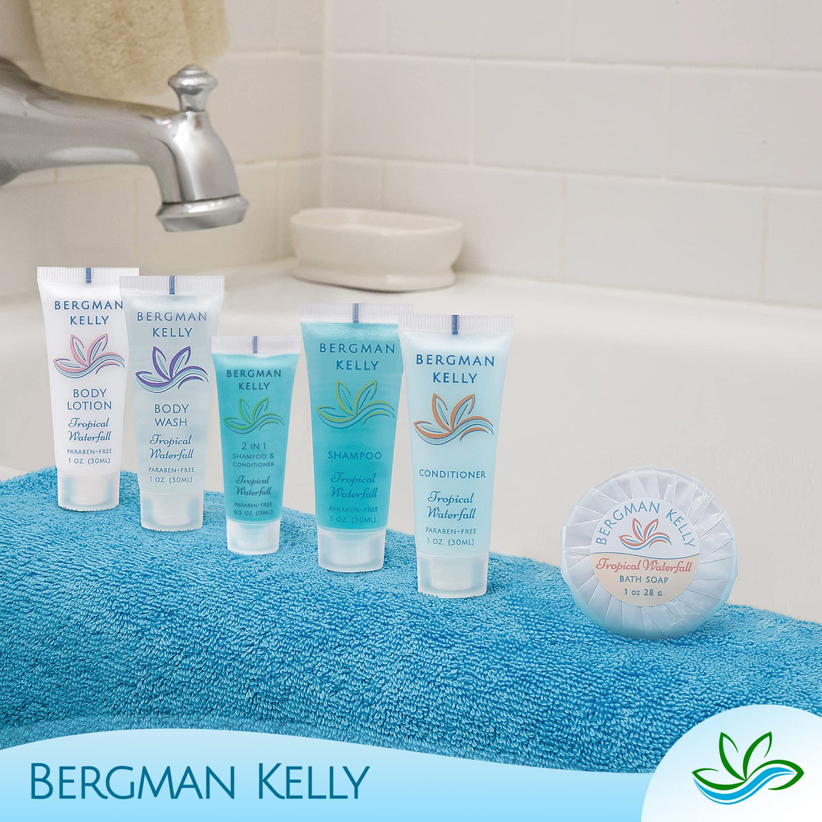 Ginger and lime aroma provides an uplifting shower experience for getaways.