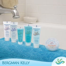 Ginger and lime aroma provides an uplifting shower experience for getaways.