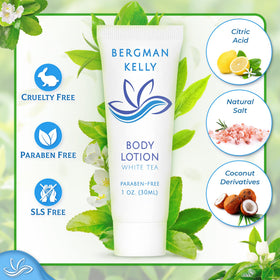 BERGMAN KELLY white tea scented lotion bottle for refreshing stays