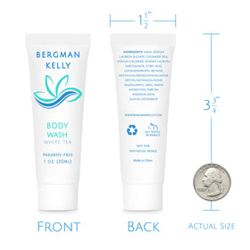 BERGMAN KELLY white tea scented body wash for a refreshing shower