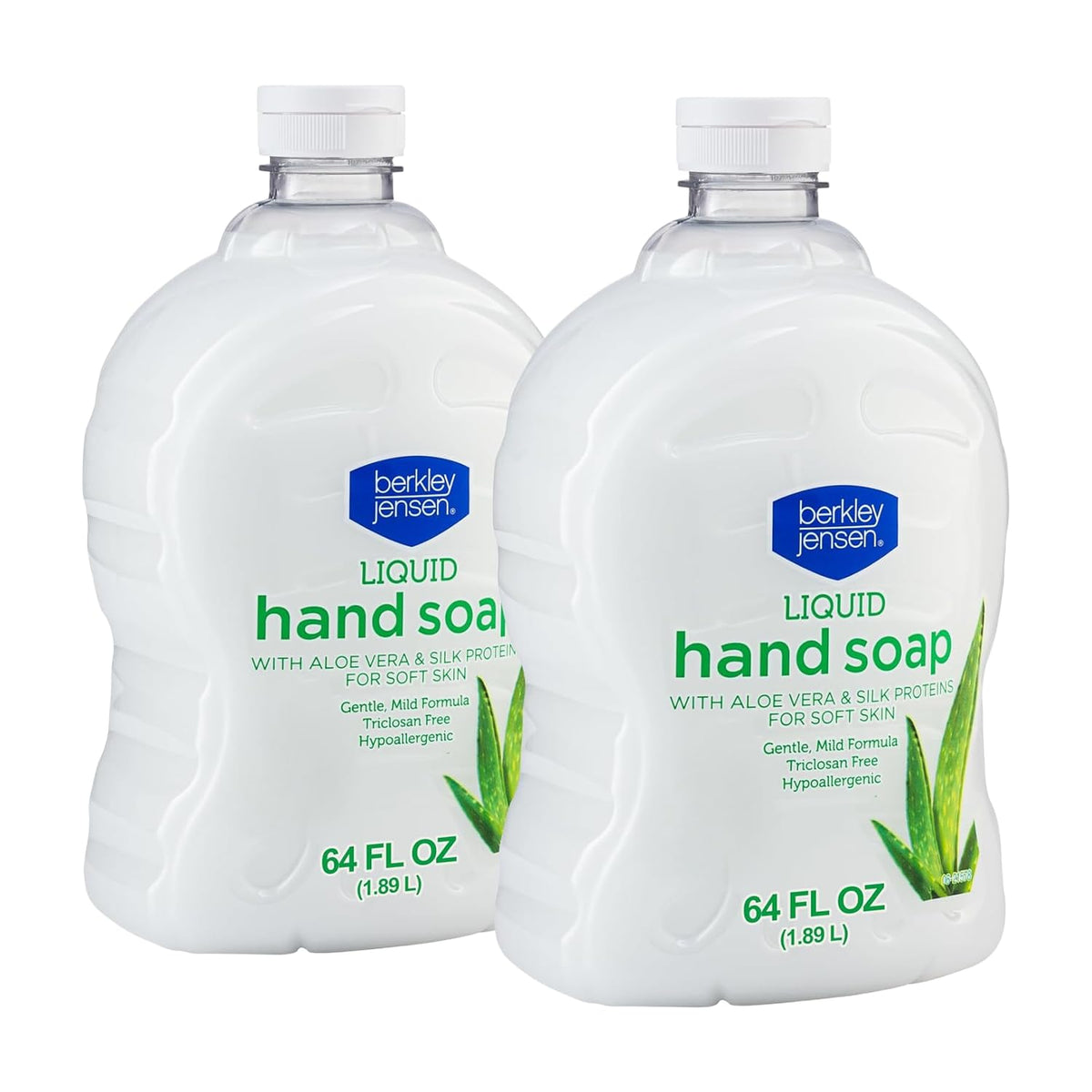 Berkley Jensen Aloe Vera hand soap bottle pour for easy daily cleansing