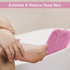 Beskar anti-slip mat with 148 suction cups for secure shower grip.