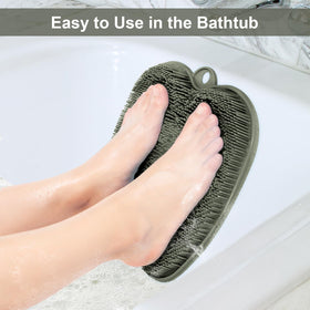 BESKAR exfoliating bristles remove dead skin for smoother feet.