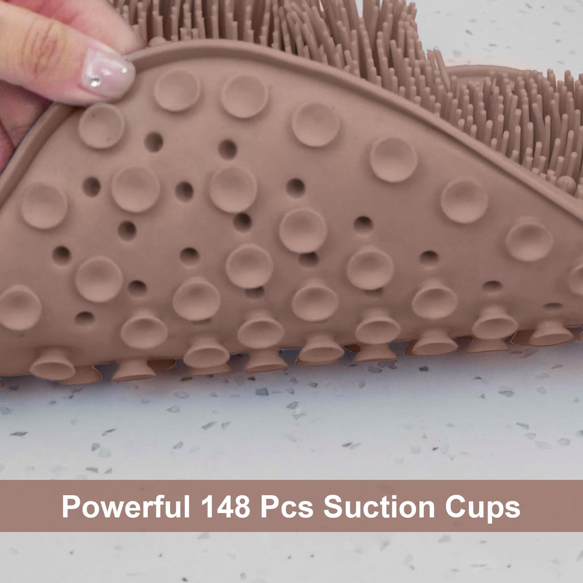BESKAR hook design provides easy drying and storage after showers.