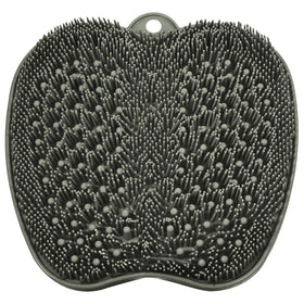 BESKAR Shower Foot Scrubber Mat bristles close-up for deep foot cleaning.