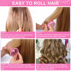 BESSEEK versatile rollers simplify braiding and vintage-inspired looks.