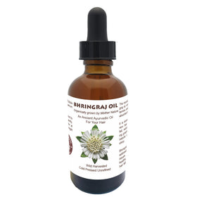 Best Nature's Cosmetics Bhringraj oil amber bottle packaging protects purity