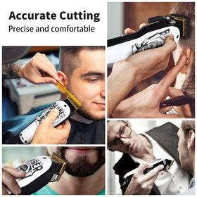 BESTBOMG six guide combs with varied lengths up to 12 mm for versatile styling.