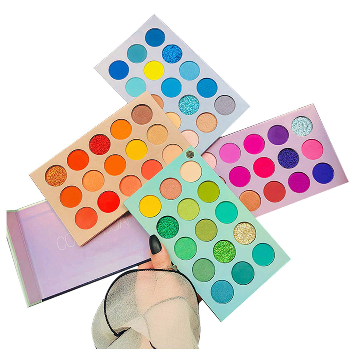 BestLand 60 Colors Eyeshadow Palette open shows vibrant shades for versatile looks