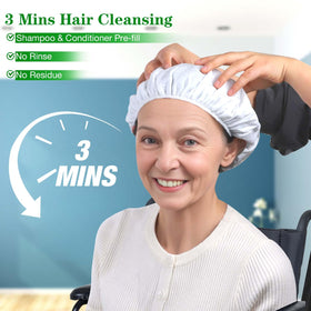 BestLink waterless caps deliver a no-residue cleanse for hair