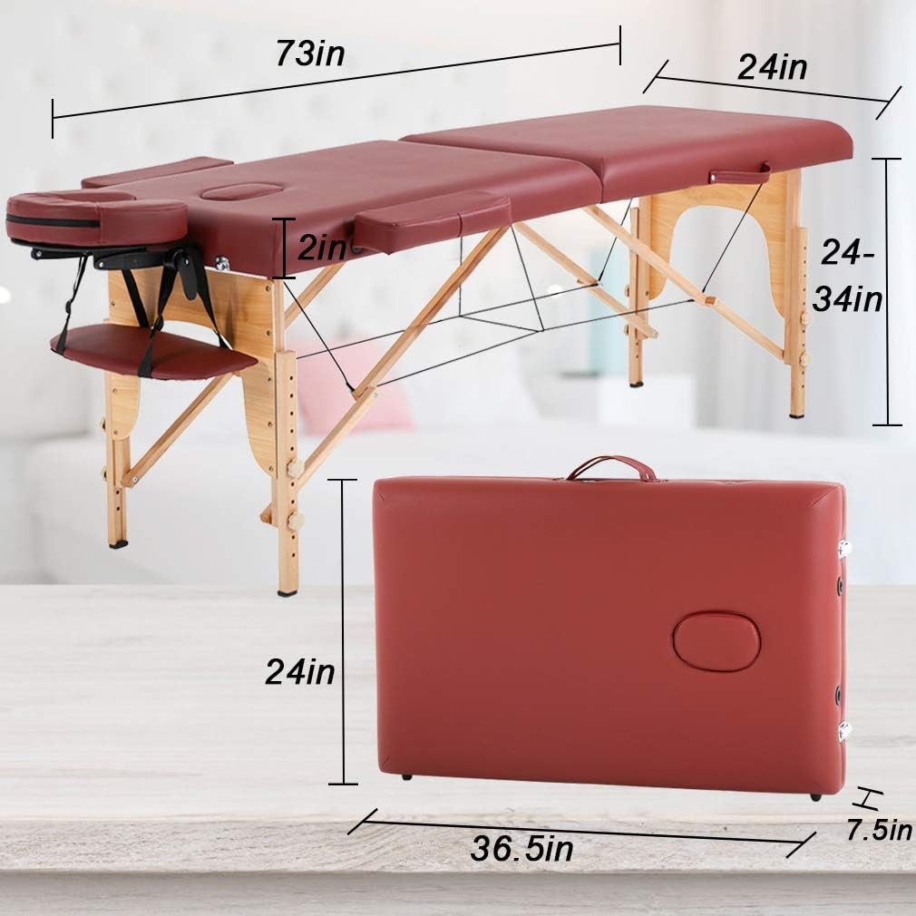 BestMassage foldable spa bed setup enables quick, tool-free assembly.